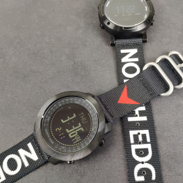 Bratara Nylon North Edge (Negru + Logo North Edge) [3]