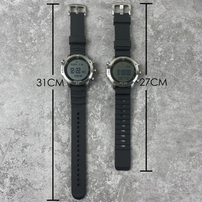 Bratara Silicon North Edge (Negru) 31 cm [4]