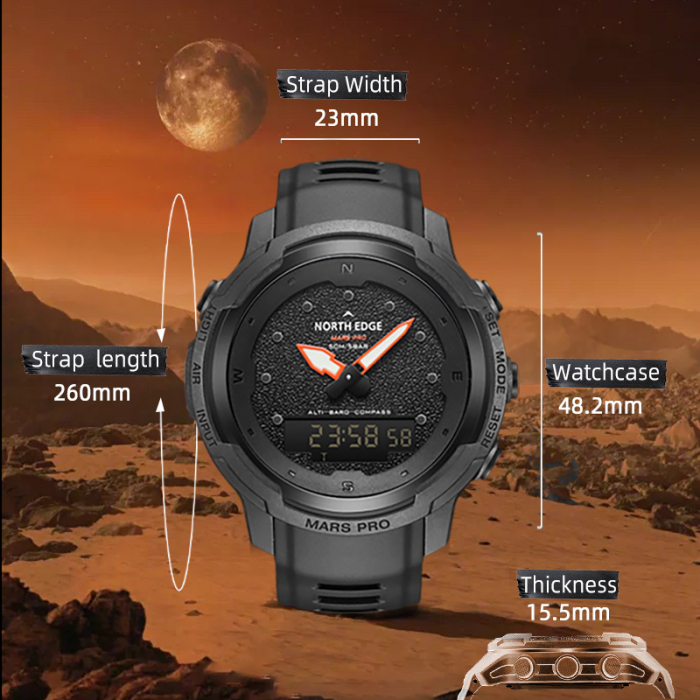 Ceas NORTH EDGE MARS Pro [12]