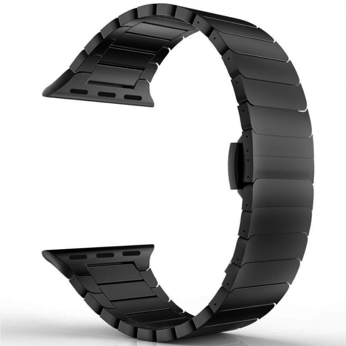 Curea ALTY din oțel inoxidabil pentru Apple Watch, compatibilă cu dimensiuni de 45mm, Ultra 49mm, 41mm, 40mm, 44mm, 46mm, brățară metalică pentru iWatch Seria 10, 9, 42mm [2]