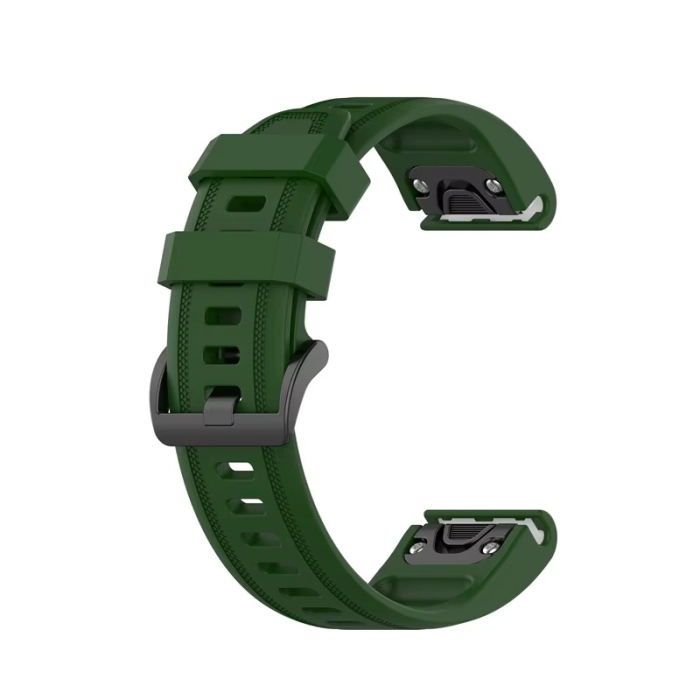 Curea de ceas 20mm ALTY din silicon pentru Garmin Fenix , 5s, Fenix 7s, 8s, din silicon, cu eliberare rapida, bratara EasyFit [2]