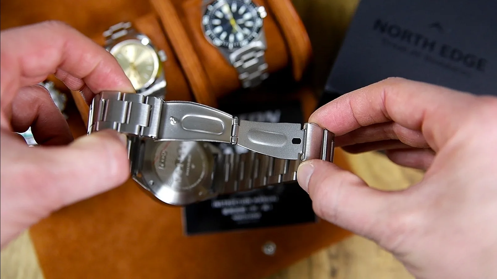 North Edge Triton – Ceas Bărbați Solar pentru Scufundări, 300 m Rezistență la Apă [13]