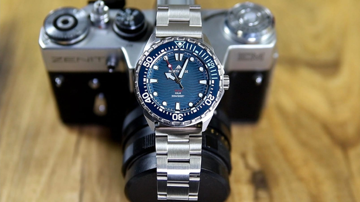 North Edge Triton – Ceas Bărbați Solar pentru Scufundări, 300 m Rezistență la Apă [10]