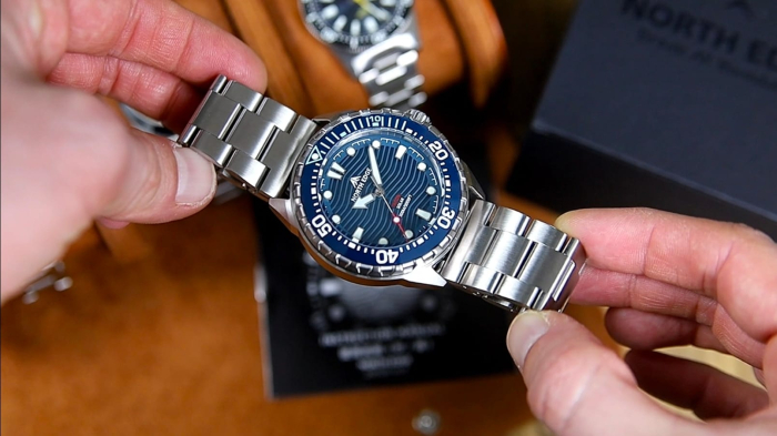 North Edge Triton – Ceas Bărbați Solar pentru Scufundări, 300 m Rezistență la Apă [2]