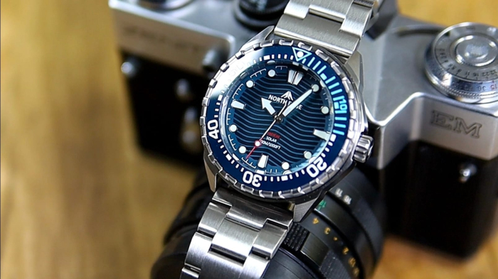 North Edge Triton – Ceas Bărbați Solar pentru Scufundări, 300 m Rezistență la Apă [6]