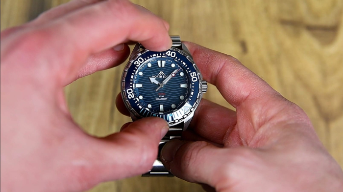 North Edge Triton – Ceas Bărbați Solar pentru Scufundări, 300 m Rezistență la Apă [11]