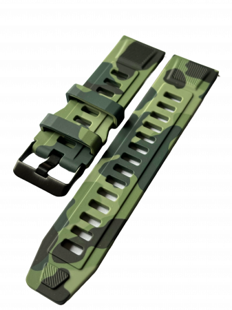 ACCESORII - Bratara din silicon North Edge 22 mm Camouflage