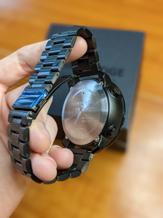 Brățară Metalică Neagră North Edge Apache 3 – 24 mm, Compatibilă și cu Alte Modele [3]