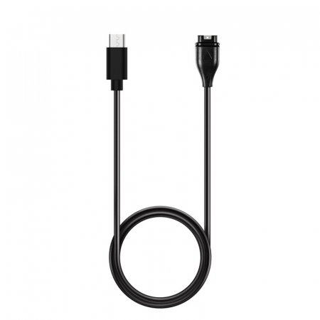 ACCESORII - Cablu de incarcare, ALTY, pentru Garmin Fenix 6 / 6S / 5 / 5S / 5X / 7 / 7X / 7S / 8 / 8X / 8S , Forerunner 935, Vivoactive 3, Vivosport, USB,  Negru