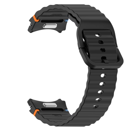 ACCESORII - Curea ALTY din Silicon 20 mm – Compatibila cu Samsung Galaxy Watch 7 / 6 / 5 Pro / 4 Classic – 44 mm & 40 mm ClickFit
