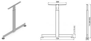 Stand metalic mobilă birou System Desk Bar Tend [3]