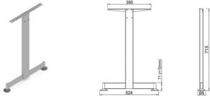 Stand metalic mobilă birou System Desk Bar Tend [2]