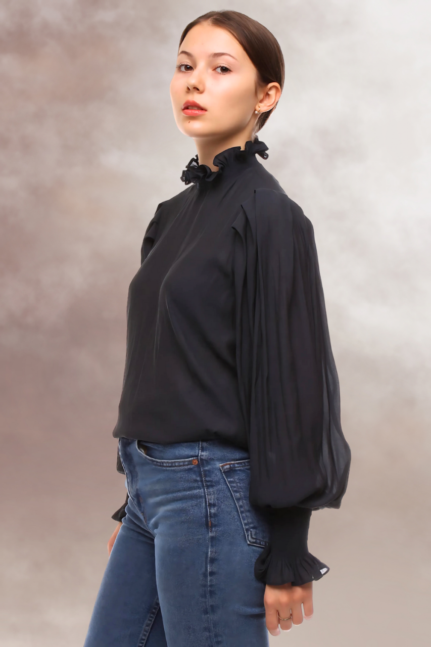 Midnight Marquise Blouse [3]