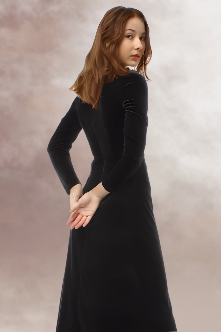 Rochie Anthracit Nobless [3]