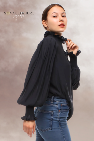 Topuri - Midnight Marquise Blouse