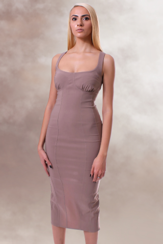 Rochie bodycon Statement Neutral [4]