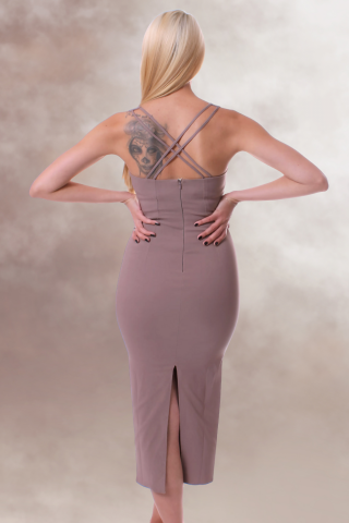 Rochie bodycon Statement Neutral [1]