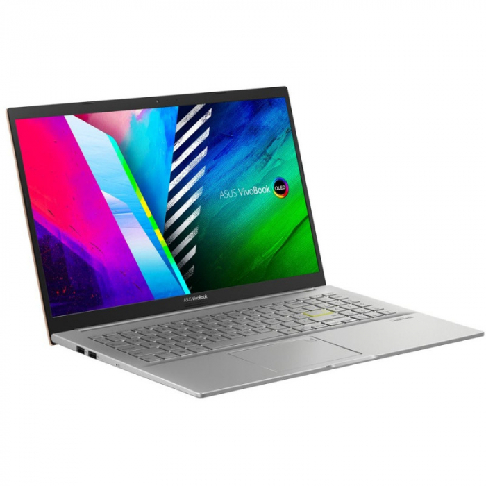 Laptop ASUS 15.6'' VivoBook 15 OLED M513UA-L1299, FHD, Procesor AMD Ryzen™ 5 5500U (8M Cache, up to 4.0 GHz), 8GB DDR4, 512GB SSD, Radeon, No OS, Hearty Goldc [4]