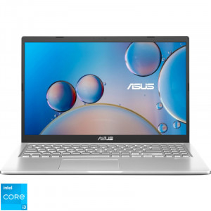 Laptop ASUS 15.6'' X515EA-BQ950, FHD, Procesor Intel® Core™ i3-1115G4 (6M Cache, up to 4.10 GHz), 8GB DDR4, 256GB SSD, GMA UHD, No OS, Transparent Silver [1]