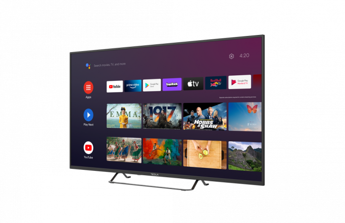 Televizor Smart LED Tesla, 43E620BFS, 109 cm, full HD, negru, Android TV 9, Clasa E [3]