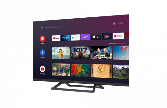 Televizor Smart LED Tesla, 32E625BHS, 81 cm, HD, negru, Android TV 9, Clasa E [3]