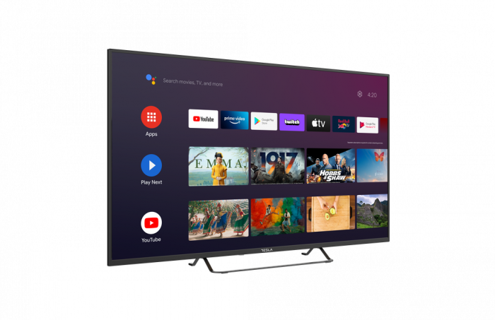 Televizor Smart LED Tesla, 43E620BFS, 109 cm, full HD, negru, Android TV 9, Clasa E [2]