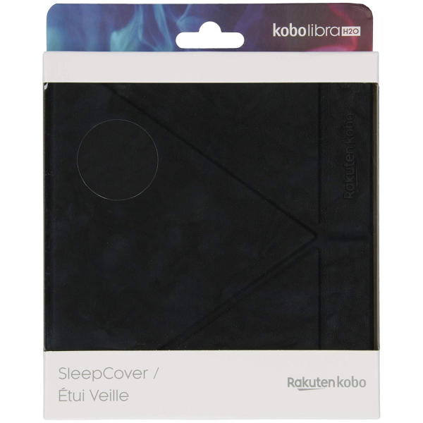 Husa de protectie Kobo Libra H2O Sleep Cover, negru, N873-AC-BK-E-PU [4]