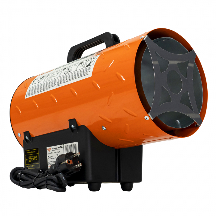 Aeroterma industriala pe gaz Ruris Vulcano 882S, 15000 W, 220-240 V, 320 mc/h, 0.7 bar, 51180 BTU, alimentare prin amestec butan/propan, 1.09 kg/h consumbga1401-15 [2]