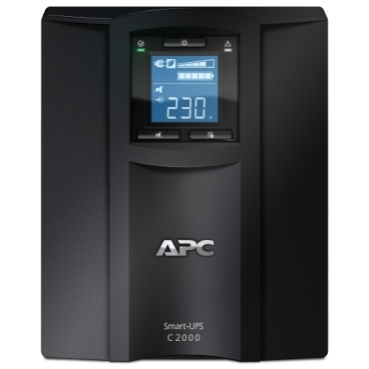 APC SMC2000I Image APC APC Brand Image APC APC Brand Image APC Smart-UPS C, Line Interactive, 2000VA, Tower, 230V, 6x IEC C13+1x IEC C19 outlets, USB and Serial communication, AVR, Graphic LCD [2]