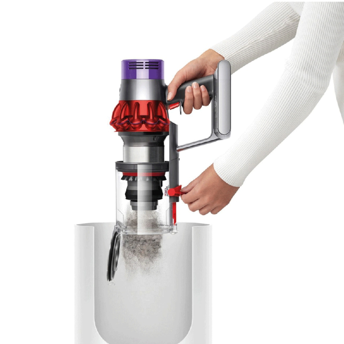Aspirator vertical Dyson V10 Origin, 0,77 l, până la 60 min, roșu/argintiu, 421044-18-02 [3]