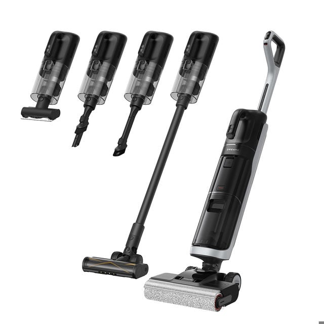 Aspirator vertical fara fir Dreame H14 HHV25A, aspirare umed/uscat, 4 moduri de aspirare, putere aspirare 18.000Pa, auto-curatare, capacitate rezervor apa curata/murdara-0.8l/0.6l, baterie 4900mAh, autonomie pana la 75 min, 380W, afisaj LED, negru [4]