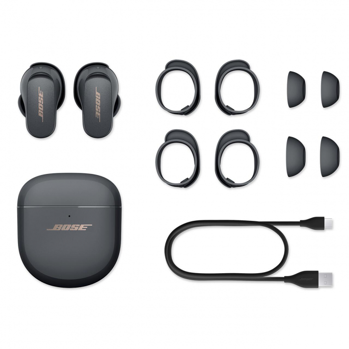 Căști In Ear true wireless cu anularea zgomotului Bose Quiet Comfort Earbuds II Eclipse Grey 870730-0040 [3]