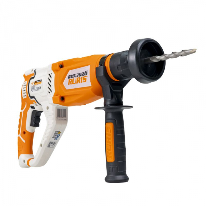 Ciocan rotopercutor RURIS RMX3026, SDS Plus, 1050 W, 4 functii, 3 J, accesorii, geanta transport 3026rmx2024 [3]