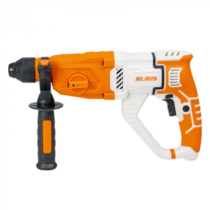 Ciocan rotopercutor RURIS RMX3026, SDS Plus, 1050 W, 4 functii, 3 J, accesorii, geanta transport 3026rmx2024 [7]