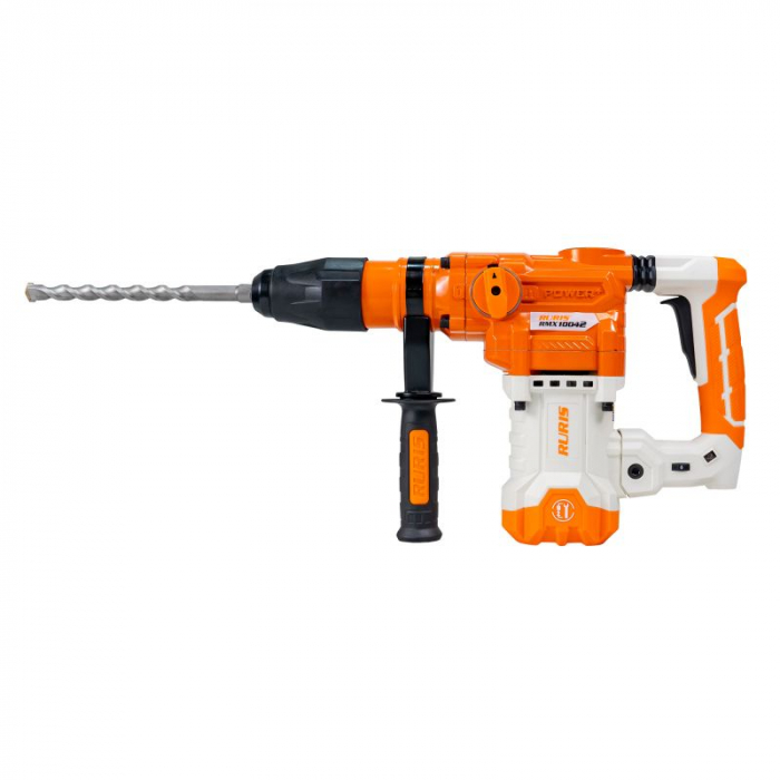 Ciocan rotopercutor SDS Max RURIS RMX10042, 1600 W, 230-240 V, 3800 BTM, 10 J, 42 mm diametru maxim gaurire, sistem anti vibratii 10042rmx2024 [4]