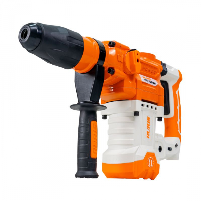 Ciocan rotopercutor SDS Max RURIS RMX10042, 1600 W, 230-240 V, 3800 BTM, 10 J, 42 mm diametru maxim gaurire, sistem anti vibratii 10042rmx2024 [2]