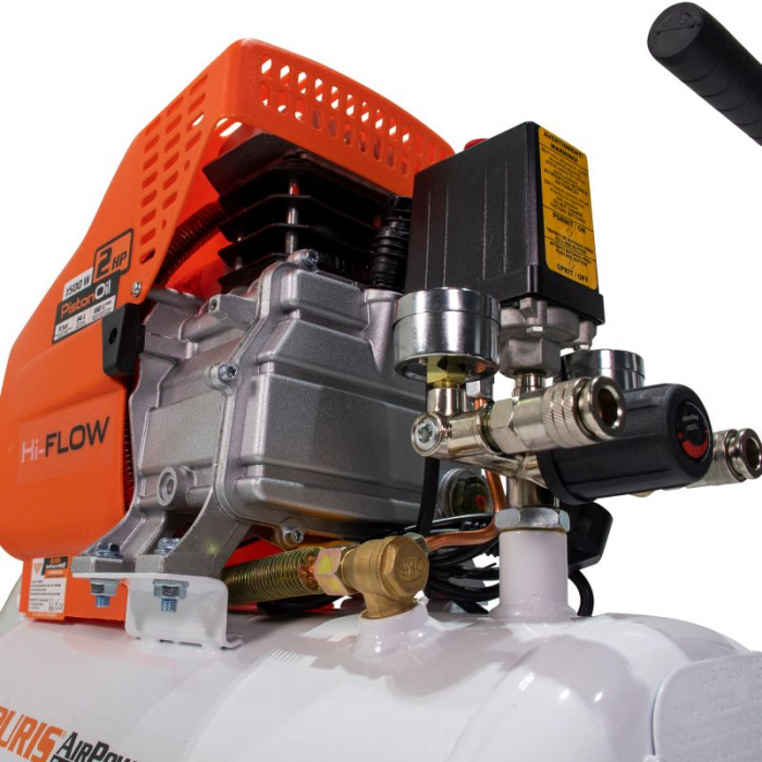 Compresor aer Ruris AirPower2400PLUS, 24l, 1500 W, 8bari, 180 L/min, kit de accesorii (pistol suflare, pistol pulverizare, pistol spălare, pistol umflare, furtun spiralat) 2400plus21 [3]