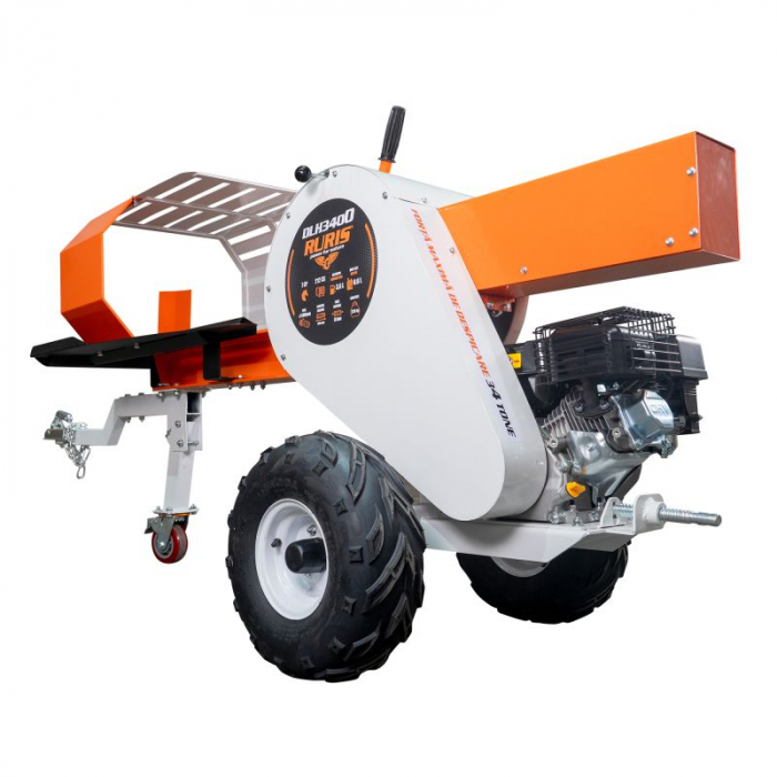 Despicator vertical lemne/busteni Ruris DLH3400, putere 7 CP, forta despicare cinetica 34 T, lungime maxima despicare 55 cm, diametru despicare 500 mm, roti transport, utilizare vertical/orizontal, 3400DLH2024 [8]