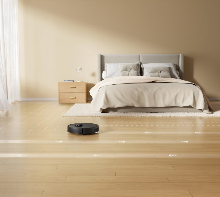 Dreame D9 Max Gen2 aspirato robot  6000Pa, mop 2-în-1, navigație LDS, rezervor praf 570ml, apă 235ml, baterie 5200mAh, autonomie 285min, control app + vocal, perie flotantă anti-încurcare, negru [5]