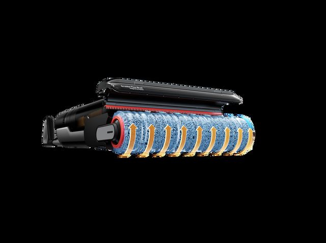Dreame H12 Pro FlexReach aspirator vertical fără fir pentru curățare uscată și umedă 300W, 18.000Pa, baterie 6x4000mAh, autonomie 50min, rezervor apă curată 900ml, apă murdară 700ml, auto-curățare, uscare cu aer cald, ecran LED, negru,HHR44A [11]
