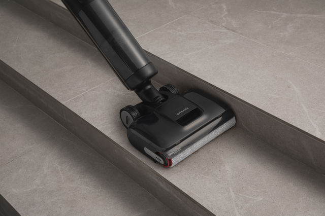 Dreame H12 Pro FlexReach aspirator vertical fără fir pentru curățare uscată și umedă 300W, 18.000Pa, baterie 6x4000mAh, autonomie 50min, rezervor apă curată 900ml, apă murdară 700ml, auto-curățare, uscare cu aer cald, ecran LED, negru,HHR44A [10]