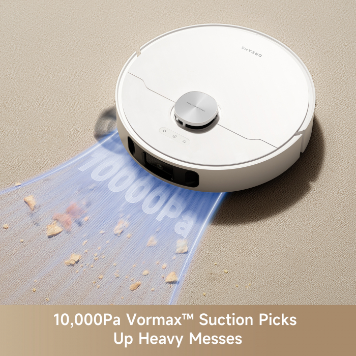 ​Dreame L10s Ultra Gen2  aspirator robot 10.000Pa, MopExtend™ RoboSwing, DuoScrub™, navigație AI, stație automată (golire 3,2L, spălare, uscare mop), baterie 5200mAh, autonomie 240 min, control smart., alb RLL32SE [2]