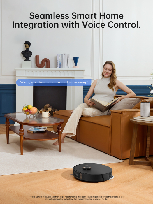 ​Dreame L20 Ultra aspirator robot cu mop, 7000Pa, mop rotativ cu extensie automată MopExtend™, navigație AI, stație automată multifuncțională (golire praf 3,2L, reumplere apă 4,5L, spălare și uscare mop), baterie 6400mAh, autonomie până la 180 min' negru RLX41CE-1-BK [5]