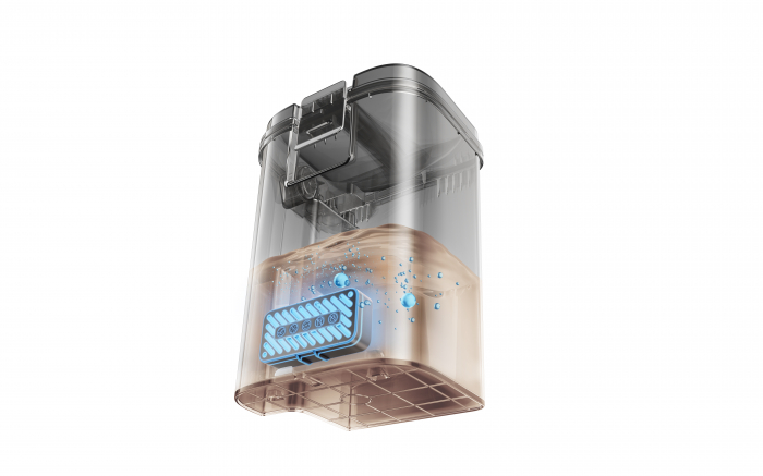 Dreame L40s Pro Ultra aspirator robot 11.000Pa, mop rotativ cu ridicare 10,5 mm, perie laterală extensibilă, navigație AI cu LDS+RGB+LED, stație 4-în-1 (golire, spălare, uscare, reumplere), baterie 5200mAh, autonomie 194 min, control smart, alb RLL74CE-WH [2]