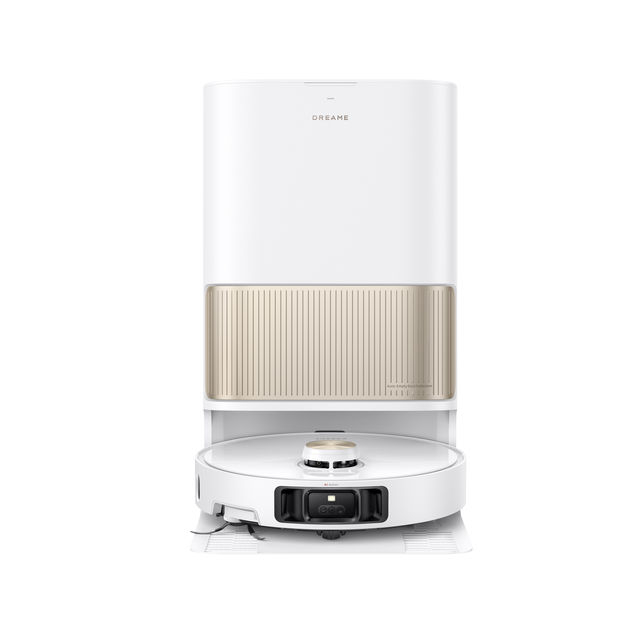 Dreame L40s Pro Ultra aspirator robot 11.000Pa, mop rotativ cu ridicare 10,5 mm, perie laterală extensibilă, navigație AI cu LDS+RGB+LED, stație 4-în-1 (golire, spălare, uscare, reumplere), baterie 5200mAh, autonomie 194 min, control smart, alb RLL74CE-WH [14]