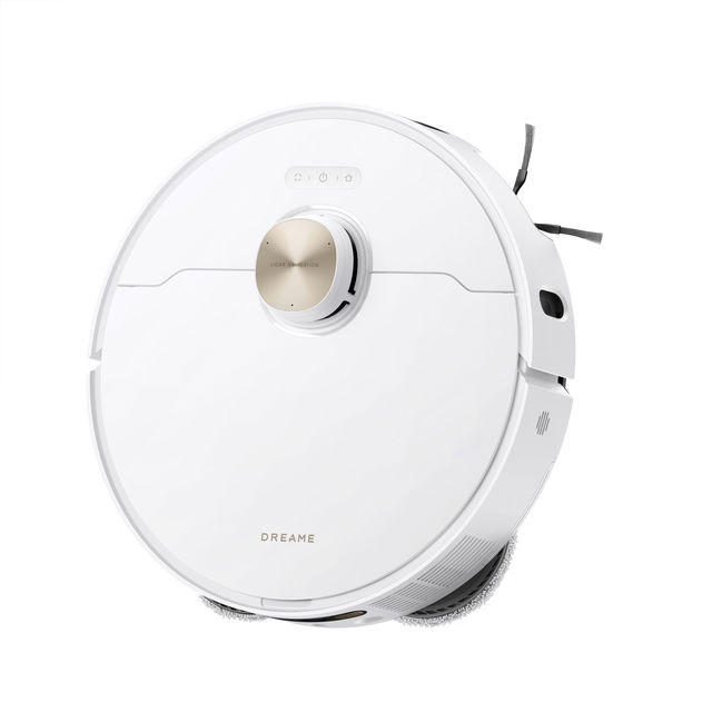 Dreame L40s Pro Ultra aspirator robot 11.000Pa, mop rotativ cu ridicare 10,5 mm, perie laterală extensibilă, navigație AI cu LDS+RGB+LED, stație 4-în-1 (golire, spălare, uscare, reumplere), baterie 5200mAh, autonomie 194 min, control smart, alb RLL74CE-WH [20]