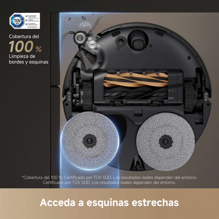 Dreame X50 Ultra aspirator robot 7300Pa, mop dual cu ridicare, stație 4-în-1 (golire, spălare, uscare, reumplere), LDS+AI, baterie 6400mAh, autonomie 260 min, control smart,negru RLX85CE-6-BK [5]