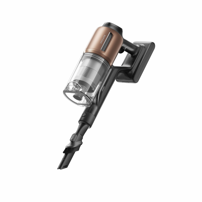 Dreame Z20 aspitrator vertical fara fir 250AW, motor 140.000rpm, HEPA H14 99.99%, senzor praf CelesTect™, autonomie 90min, baterie 8x2850mAh, rezervor 0.6L, perie anti-încurcare, ecran LCD. [4]