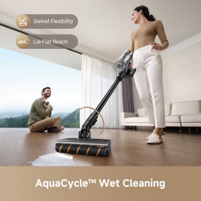Dreame Z30 AquaCycle aspirator vertical fără fir 310AW, motor 150.000rpm TurboMotor™, AquaCycle™ 400ml/320m, VZV77B [14]