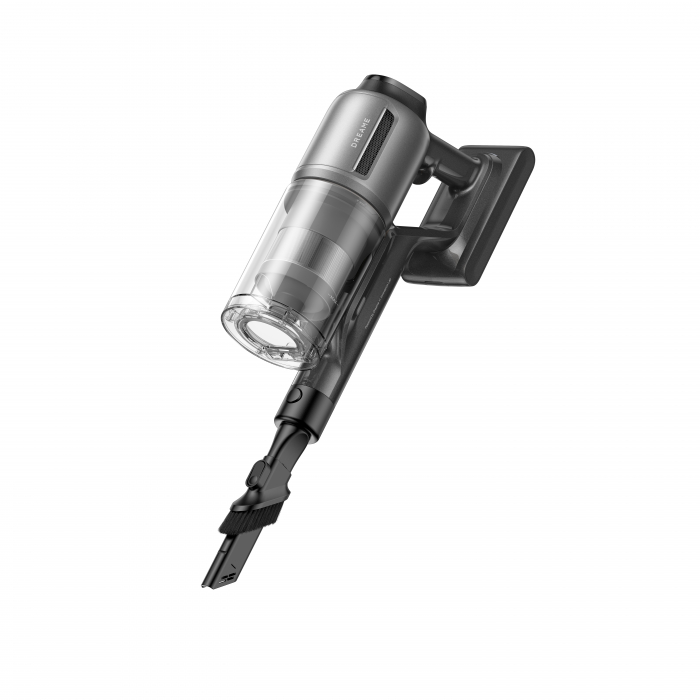 ​Dreame Z30 Station aspirator vertical fără fir, 310AW, stație auto-golire, detectare inteligentă a murdăriei, autonomie 90 min, baterie 8x3200mAh, filtru HEPA 99,99%, perie multifuncțională CelesTect™ negru-gri [9]
